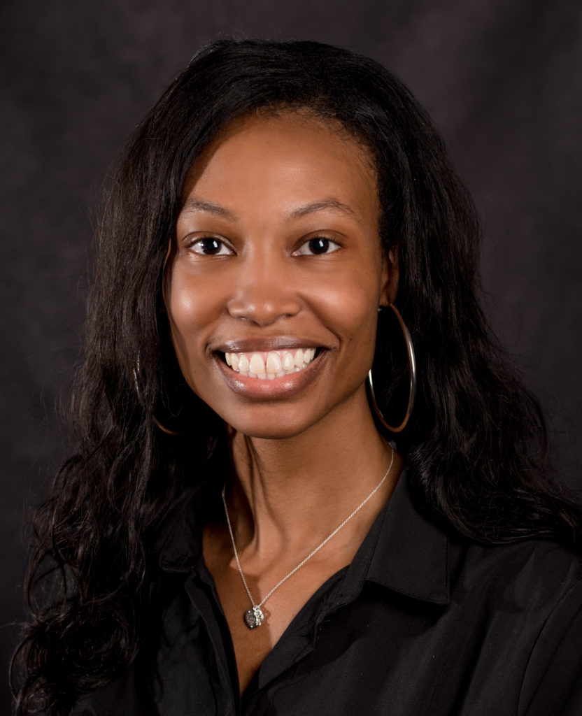 Dr. Renee Williams headshot black background 2018 Coffee