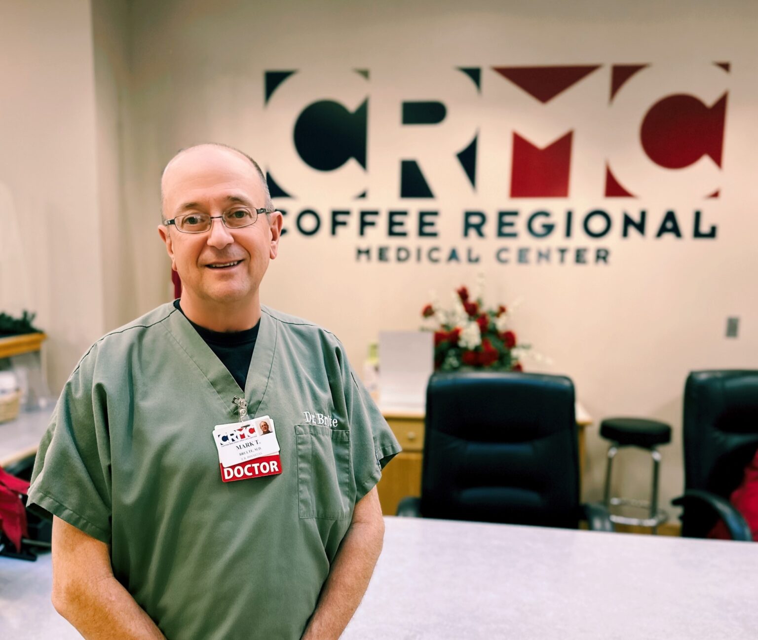 Coffee Regional Medical Center Dr. Mark Brulte as new